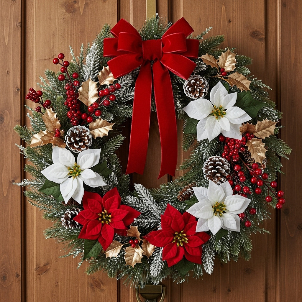 Reusable Artificial Christmas Flowers & Seasonal Floral Picks
