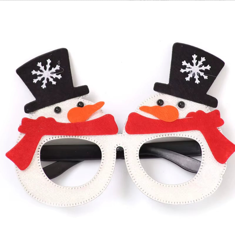 2025 New Year Christmas Decoration Glasses Deer Ear Christmas Hat Children'S Party Decoration Photos Props Christmas Supplies