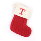 Navidad Christmas Boots Letters Christmas Stocking New Knitting Christmas Tree Pendant Decorations Snowflakechristmas Socks