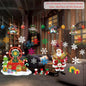 Christmas Window Stickers Merry Christmas Decorations for Home Santa Claus 2021 Christmas Ornament Navidad Xmas Gifts New Year