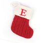 Navidad Christmas Boots Letters Christmas Stocking New Knitting Christmas Tree Pendant Decorations Snowflakechristmas Socks