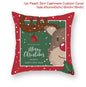Christmas Cushion Cover Christmas Ornaments Merry Christmas Decorations for Home 2023 XMAS Navidad Noel Gifts New Year 2024
