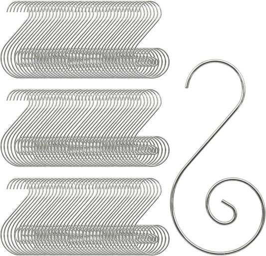 Christmas Ornaments Hooks Christmas Tree Hanger Great for Christmastree Decoration - 120 / Silver