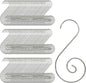 Christmas Ornaments Hooks Christmas Tree Hanger Great for Christmastree Decoration - 120 / Silver