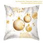 Christmas Cushion Cover Christmas Ornaments Merry Christmas Decorations for Home 2023 XMAS Navidad Noel Gifts New Year 2024