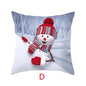 Merry Christmas Cushion Cover Christmas Decorations for Home 2023 Christmas Ornaments Xmas Navidad Gifts Happy New Year 2024