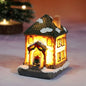 Christmas New Christmas Decorations Resin Small House Micro Landscape Resin House Small Ornaments Christmas Gifts