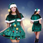 Cosplay Christmas Tree Costume Christmas Costume Women Christmas Party Dress Suit with Hat Free Shipping Hotsale 2019 New