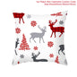 Christmas Cushion Cover Christmas Ornaments Merry Christmas Decorations for Home 2023 XMAS Navidad Noel Gifts New Year 2024
