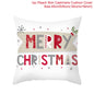 Christmas Cushion Cover Christmas Ornaments Merry Christmas Decorations for Home 2023 XMAS Navidad Noel Gifts New Year 2024