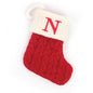 Navidad Christmas Boots Letters Christmas Stocking New Knitting Christmas Tree Pendant Decorations Snowflakechristmas Socks
