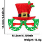 2025 New Year Christmas Decoration Glasses Deer Ear Christmas Hat Children'S Party Decoration Photos Props Christmas Supplies