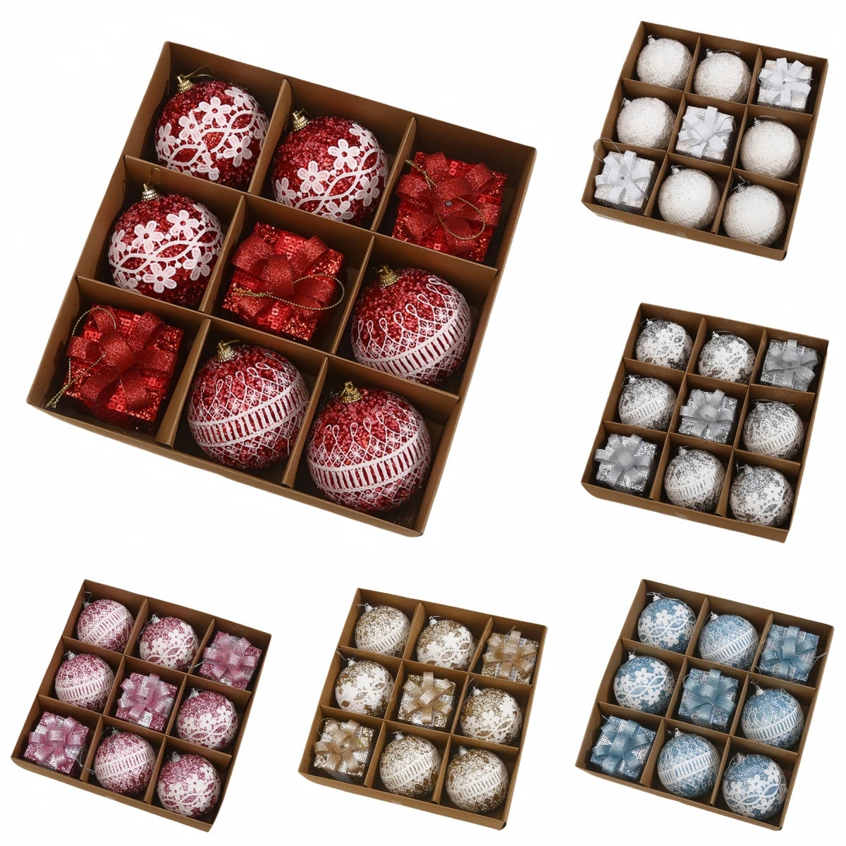 Christmas Party Christmas Ornament Holiday Decoration Exquisite Decorations Harmonious Touch Shimmering Designs