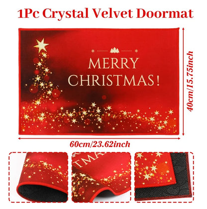 Christmas Snowman Welcome Doormat Outdoor Carpet Merry Christmas Decorations For Home 2025 Navidad Xmas Ornament Gifts New Year