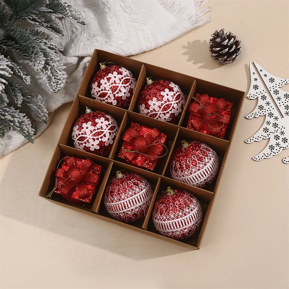 Christmas Party Christmas Ornament Holiday Decoration Exquisite Decorations Harmonious Touch Shimmering Designs