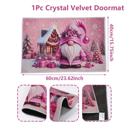 Christmas Snowman Welcome Doormat Outdoor Carpet Merry Christmas Decorations For Home 2025 Navidad Xmas Ornament Gifts New Year