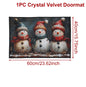 Christmas Snowman Welcome Doormat Outdoor Carpet Merry Christmas Decorations For Home 2025 Navidad Xmas Ornament Gifts New Year