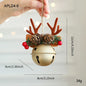 Christmas Bells Antlers Bows Pinecones Bells Mixed Pendant Christmas Tree Window Car Hanging Pendant Decoration