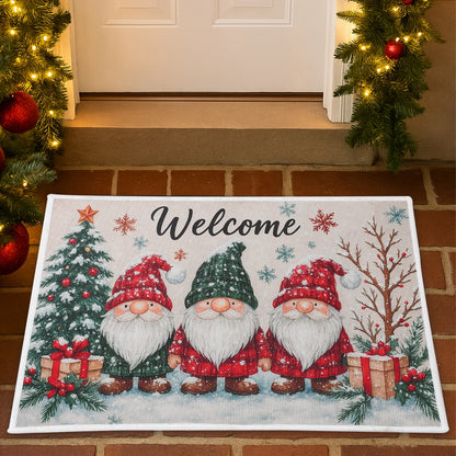 Christmas Welcome Doormat Outdoor Carpet Merry Christmas Decorations For Home 2025 Navidad Xmas Ornament Gifts New Year Decor