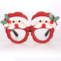 2025 New Year Christmas Decoration Glasses Deer Ear Christmas Hat Children'S Party Decoration Photos Props Christmas Supplies
