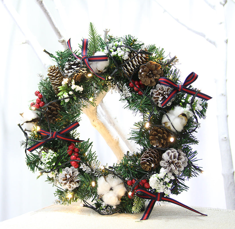 30Cm 40Cm Christmas Wreath Ornaments Christmas Wreath