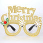 2025 New Year Christmas Decoration Glasses Deer Ear Christmas Hat Children'S Party Decoration Photos Props Christmas Supplies