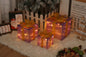 Remote Control Christmas Gift Box Lights Christmas Three-Piece Decoration