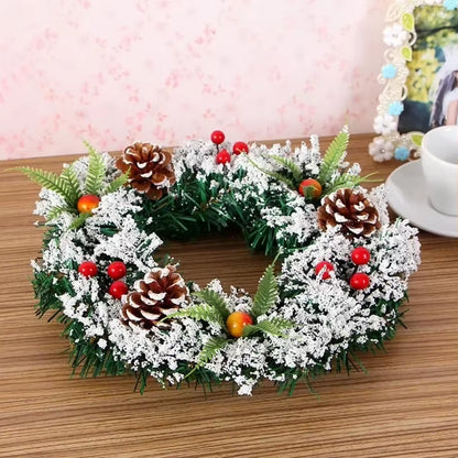 Pure Handmade Christmas Wreath Christmas Tree Decorations Christmas Decor for Home 2024 Happy New Year Naviidad Christmas Decor